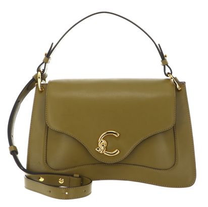 COCCINELLE C-Me Calf Handbag Seagrass