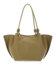 COCCINELLE Finn Handbag Grained Leather Seagrass