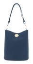 COCCINELLE Nikla Handbag Double Grainy Leather Deep Blue / Sandshell