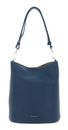 COCCINELLE Nikla Handbag Double Grainy Leather Deep Blue / Sandshell
