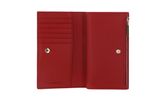 COCCINELLE Metallic Soft Wallet Scarlet