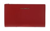 COCCINELLE Metallic Soft Wallet Scarlet