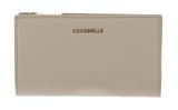 COCCINELLE Metallic Soft Wallet Sandshell