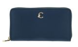 COCCINELLE C-Me Wallet Grained Leather Deep Blue
