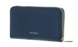 COCCINELLE C-Me Wallet Grained Leather Deep Blue