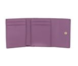 COCCINELLE Metallic Soft Wallet Grained Leather Jellyfish