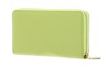 COCCINELLE Metallic Soft Wallet Grained Leather Green Glow