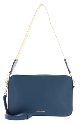 COCCINELLE Tebe Mini Bag Grained Leather Deep Blue COCCINELLE Tebe Mini Bag Grained Leather Deep Blue