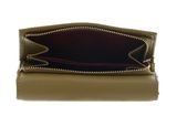 COCCINELLE Metallic Soft Wallet Grainy Leather Seagrass