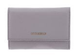 COCCINELLE Metallic Soft Wallet Grainy Leather Oyster