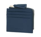 COCCINELLE Tassel Credit Card Holder Deep Blue