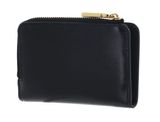 COCCINELLE Metallic Shiny Smooth Leather Card Holder Noir