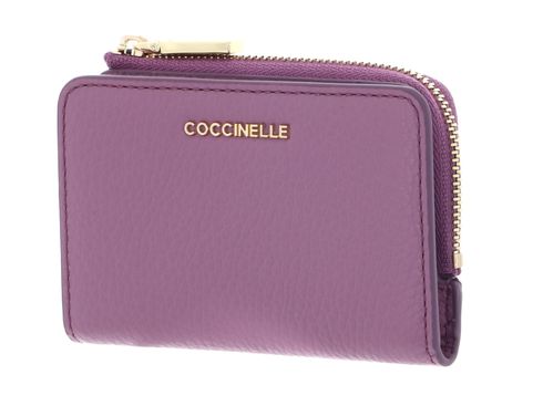 COCCINELLE Metallic Soft Credit Card Holder Jellyfish