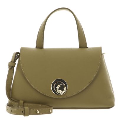 COCCINELLE Nikla Handbag Double Grainy Leather Seagrass / Sandshell