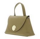 COCCINELLE Nikla Handbag Double Grainy Leather Seagrass / Sandshell