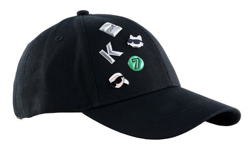 KARL LAGERFELD Ikon Multi Pin Cap Black