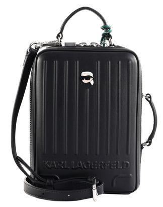KARL LAGERFELD Ikon Suitcase Crossbody Black