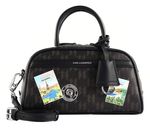 KARL LAGERFELD Ikon Monogram CC Bowling S Brown-KL Mono