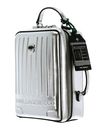 KARL LAGERFELD Ikon Suitcase Crossbody Silver