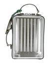 KARL LAGERFELD Ikon Suitcase Crossbody Silver