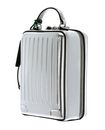 KARL LAGERFELD Ikon Suitcase Crossbody Silver