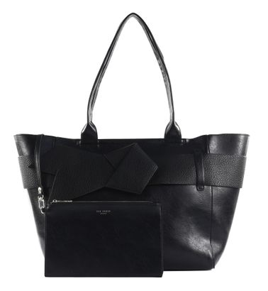 Ted Baker Jimma Pu Tote Bag L Jet - Black