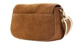 Ted Baker Shayne Webbing Suede Crossbody Bag Brown