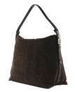 Ted Baker Anniyse TB Script Slouchy Suede Bag Brown