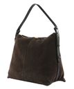 Ted Baker Anniyse TB Script Slouchy Suede Bag Brown