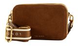 Ted Baker Shayann Webbing Suede Crossbody Camera Bag Brown