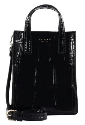 Ted Baker Viienna Croc Effect Mini Icon Bag Black