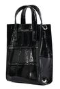 Ted Baker Viienna Croc Effect Mini Icon Bag Black
