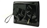 Ted Baker Nikkey Knot Bow Envelope Pouch Black