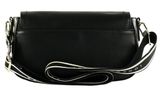 Ted Baker Louiize Webbing Leather Flapover Crossbody Bag Black