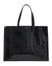 Ted Baker Vivvien Croc Effect Icon Bag XL Black