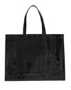 Ted Baker Vivvien Croc Effect Icon Bag XL Black