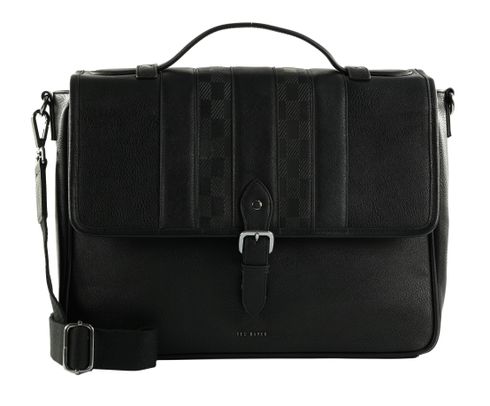 Ted Baker Wayvees House Check PU Satchel Black