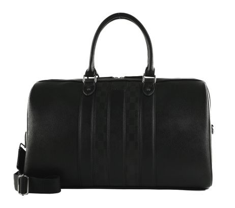 Ted Baker Waylin House Check PU Holdall Bag Black