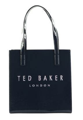 Ted Baker Caarisa Crinkle Printed Icon Bag S Navy