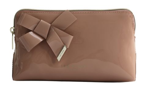 Ted Baker Nicolai Knot Bow Makeup Bag Pl - Pink