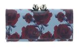 Ted Baker Ellrie Rose Print Bobble Purse L Mid - Blue