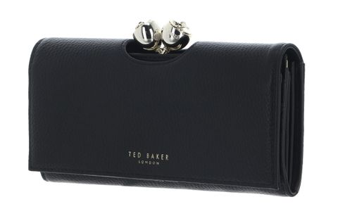 Ted Baker Roosali Rose Detail Leather Bobble Purse L Black Ted Baker Roosali Rose Detail Leather Bobble Purse L Black