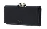 Ted Baker Roosali Rose Detail Leather Bobble Purse L Black