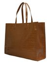 Ted Baker Wellma Croc Effect Icon Bag XL Tan