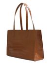 Ted Baker Welona Croc Effect Elongated Icon Bag Tan