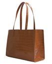 Ted Baker Welona Croc Effect Elongated Icon Bag Tan