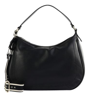 Ted Baker Lyshia Webbing Leather Hobo Bag L Black