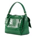 Ted Baker Ssansa Knot Bow Mini Top Handle Bag Brt - Green