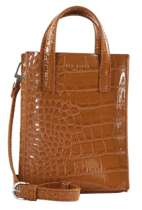 Ted Baker Wenissa Croc Effect Mini Icon Bag Tan