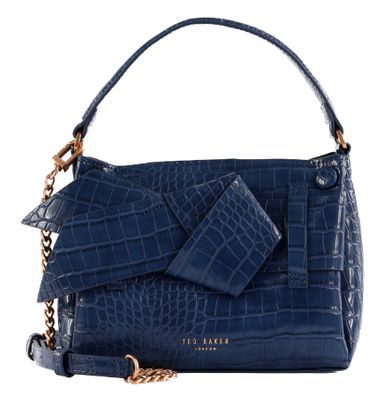 Ted Baker Ssansa Knot Bow Mini Top Handle Bag Dk - Blue